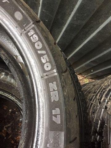 190 50 R17 michelin pilot road