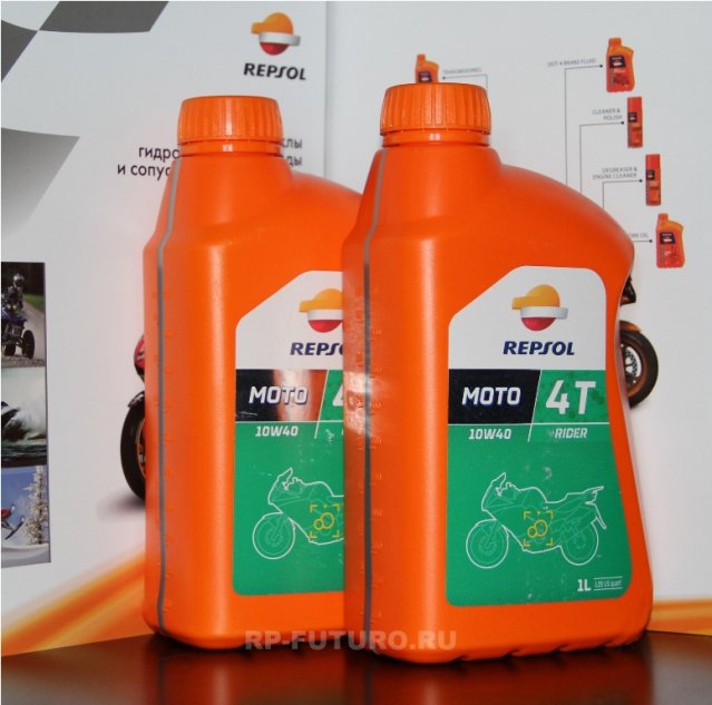 Мото масло для дорожных мотоциклов Repsol Moto Rider 10W40