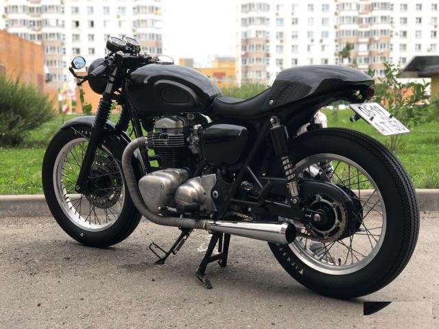 Kawasaki w650 cafe racer каферейсер