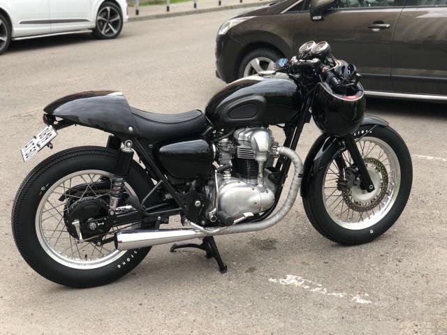 Kawasaki w650 cafe racer каферейсер