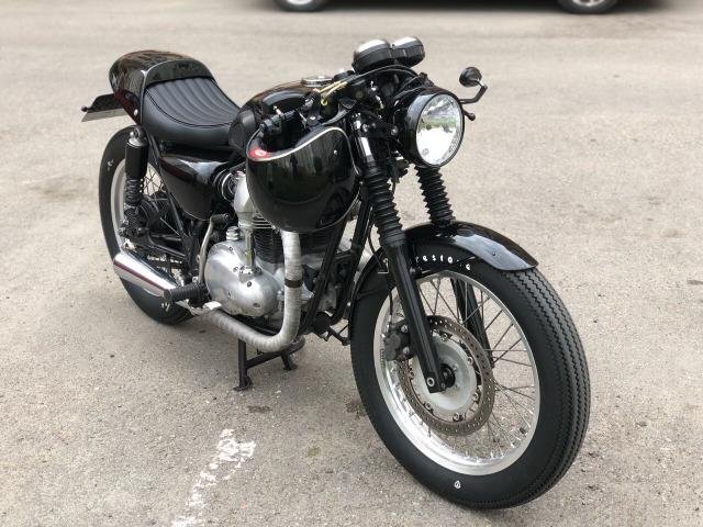 Kawasaki w650 cafe racer каферейсер