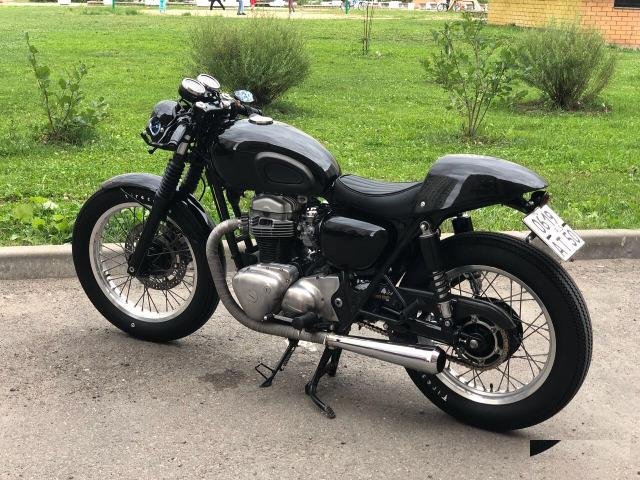 Kawasaki w650 cafe racer каферейсер
