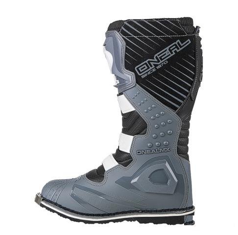 Мотоботы кроссовые Oneal rider Boot серые