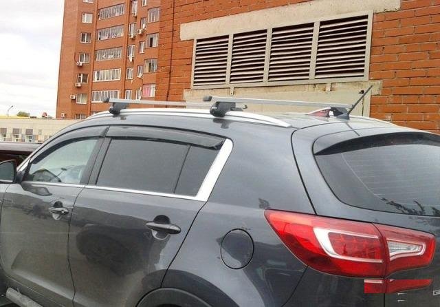 Багажник на инт рейлинги Opel Astra