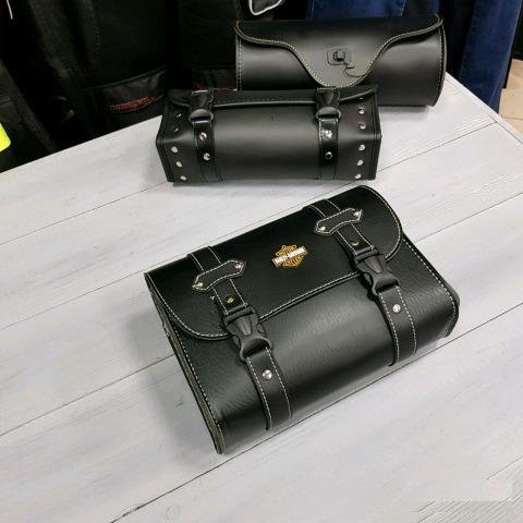 Сумка Harley Davidson мото кофр мотоцикла эко кожа