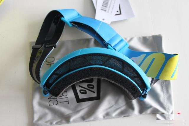 Очки мотокросс 100 Strata JR Cyan Blue