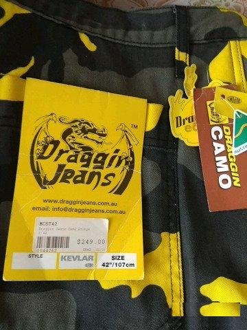 Draggin jeans Camo stinger r42 мотоджинсы