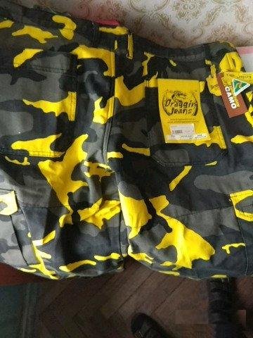 Draggin jeans Camo stinger r42 мотоджинсы
