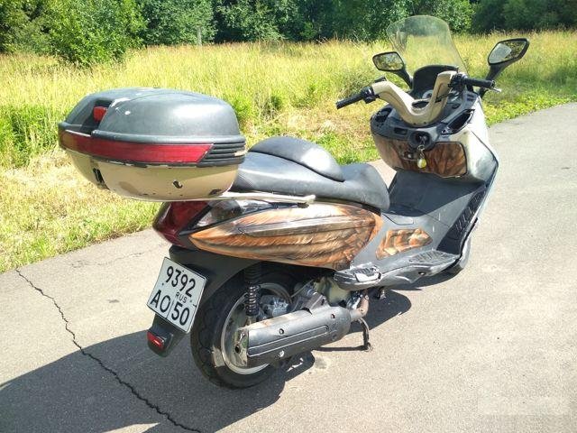 Кофр с кронштейном Sym gts 250 300