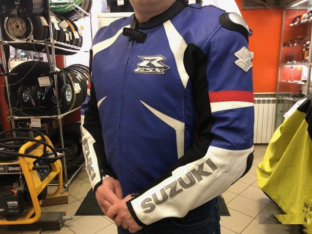 Куртка кожаная Suzuki GSX-R