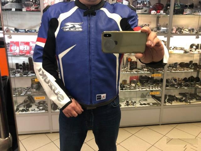 Куртка кожаная Suzuki GSX-R