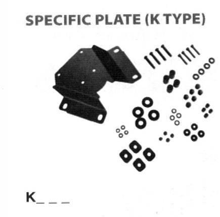 Крепления центрального кофра Kappa Monolock K228M