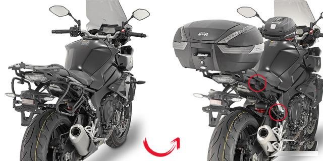 Крепеж боковых кофров Yamaha MT-10 (16-18)