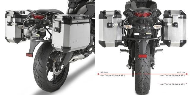 Крепеж боковых кофров Kawasaki Versys 650 (10-14)