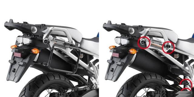 Крепеж боковых кофров Yamaha XT1200ZE Super Tenere