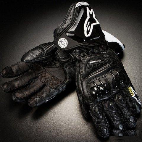 Мотоперчатки Alpinestars GP Pro K-tech черные кожа