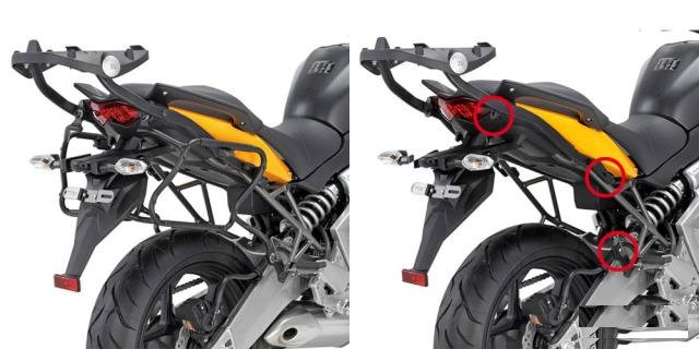Givi Крепеж кофра бок versys 650 plxr450 10-14