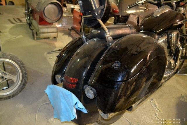 Кофры Honda VTX 1800 Retro Neo реплика Corbin