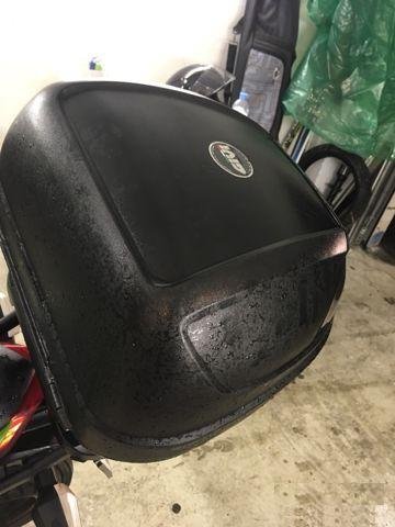 Кофр с креплением givi на Kawasaki ninja 300 Z250