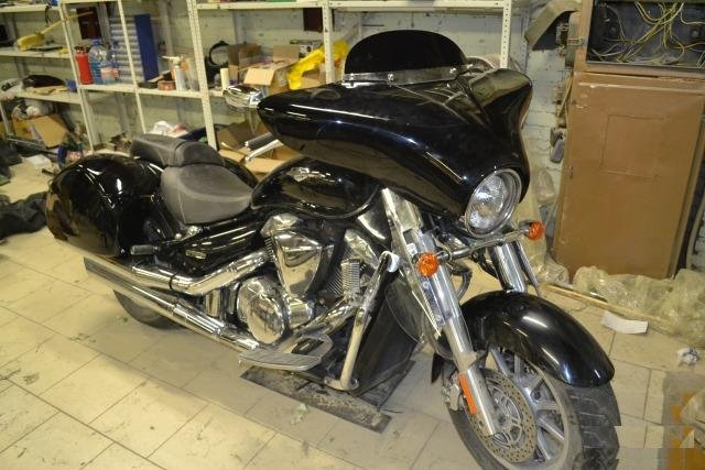 Кофры для мотоцикла suzuki c109r стиль Corbin