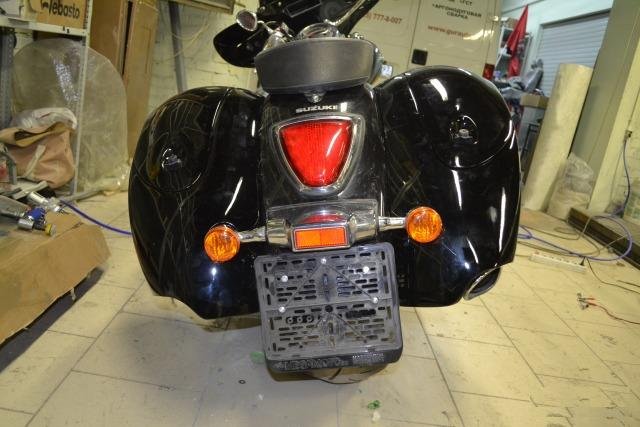 Кофры для мотоцикла suzuki c109r стиль Corbin