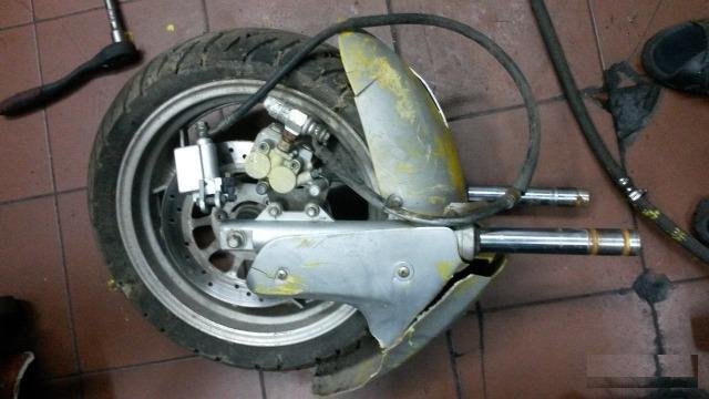 Колесо 13", подножки 150сс
