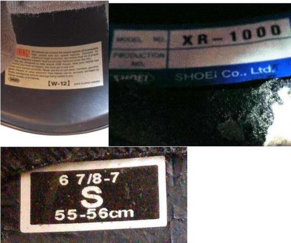 Мотошлем Shoei XR-1000, ярко-зел.,разм.S, 55-56 см