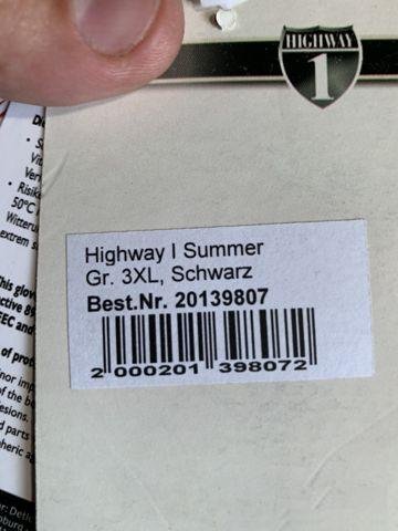 Highway summer перчатки