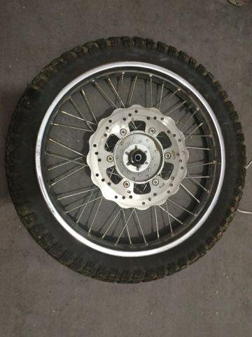 Колесо с диском и шиной mitas e07 100/90 r19