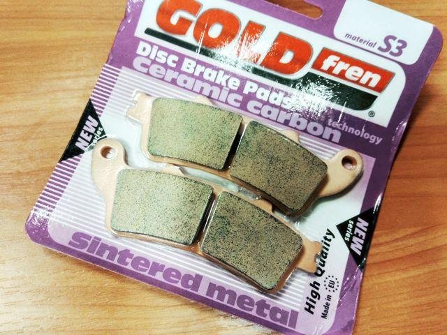 Тормозные колодки gold fren Sintered FA388