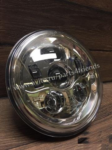 Диодная Фара 7 inch Harley Davidson хром