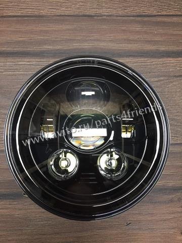 Новая Фара 7 inch Harley Davidson black