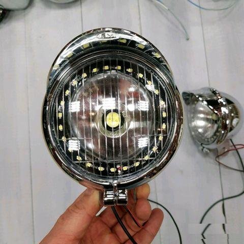 Фары 2шт Дополнительные мото оптика мотоцикла Led