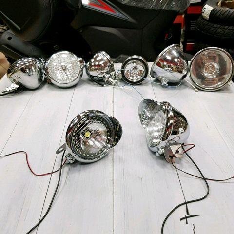 Фары 2шт Дополнительные мото оптика мотоцикла Led