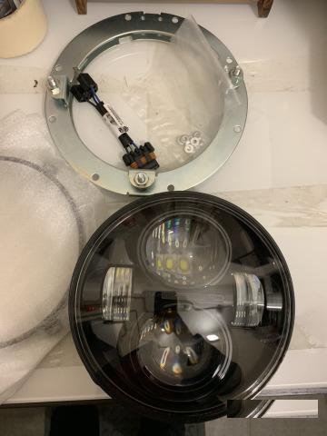 Фара New 7’ Daymaker Led Harley Davidson Black