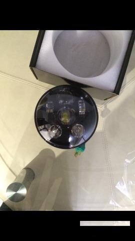 Фары led 5,75 для harley хром и черные