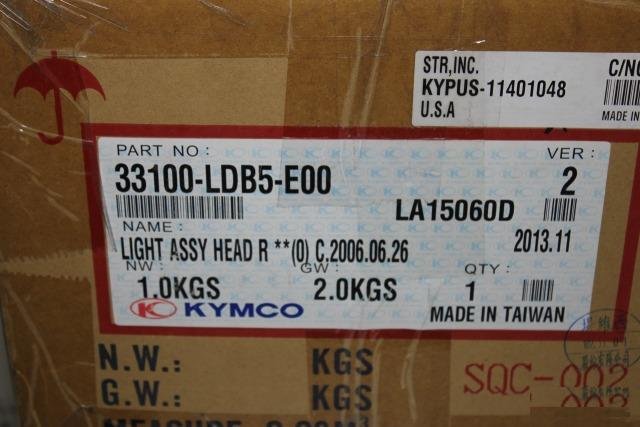 Фара правая Kymco MXU 500 / 33100-LDB5-E00