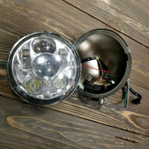 Фара Led мотоцикла оптика светодиодная мото лид