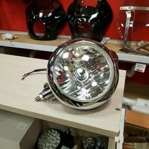 Фара на мотоцикл 6.75 дюймов мото металл