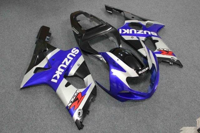 Пластик Suzuki GSX-R1000 2000-2002 Сине-Черно-Сере