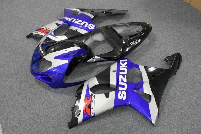 Пластик Suzuki GSX-R1000 2000-2002 Сине-Черно-Сере