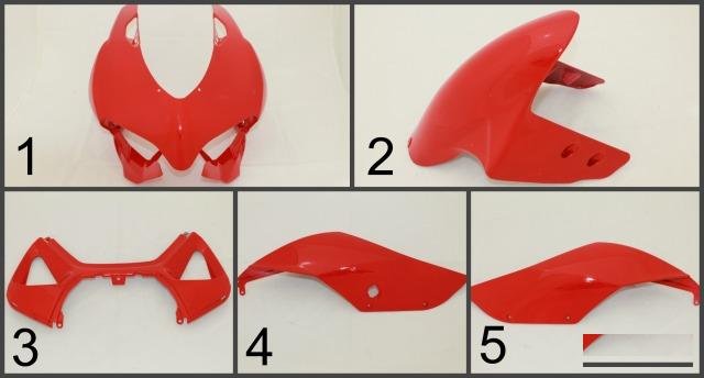 Комплект пластика на ducati 1199 2011-2014