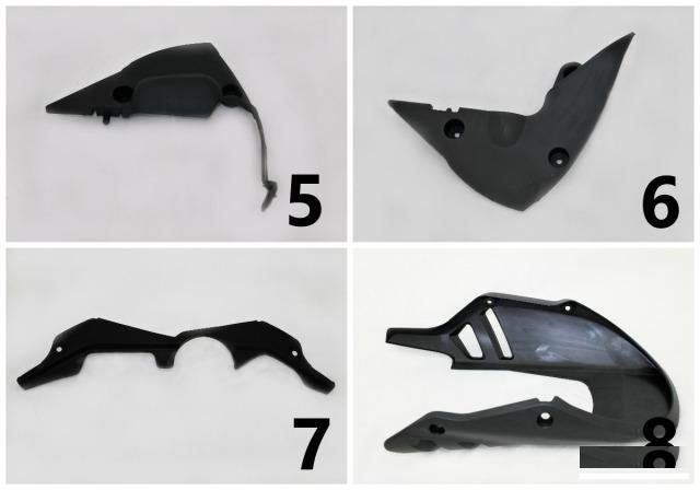 Комплект пластика Kawasaki ER-6N 2009-2011