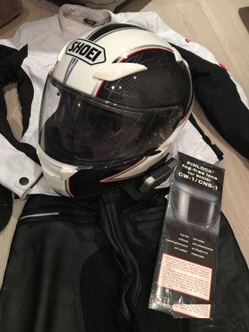 Мотоэкипировка Dainese кожаные штаны,шлем shoel