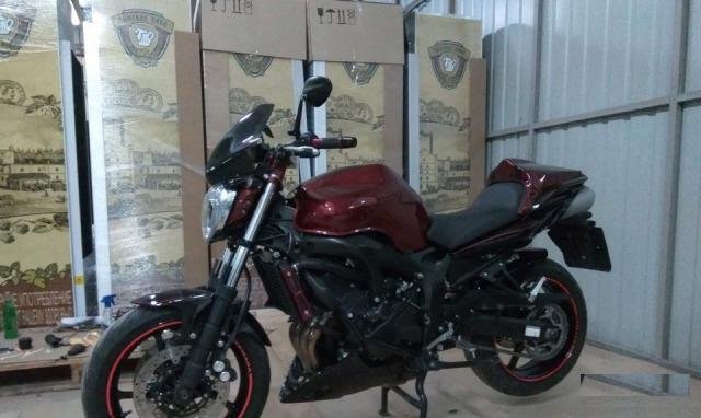 Накладка на заднее cиденье Yamaha fz6