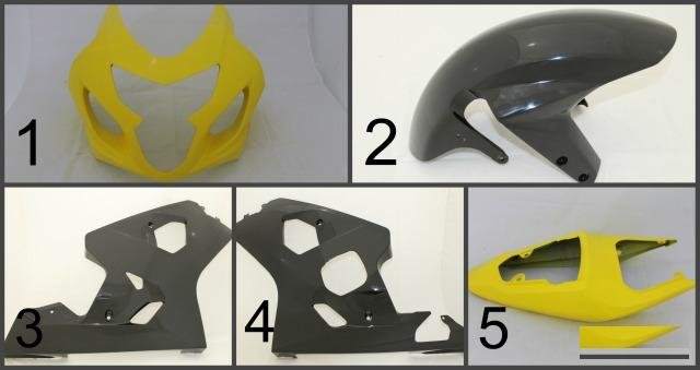 Пластик на suzuki GSX-R600/750 2004-2005