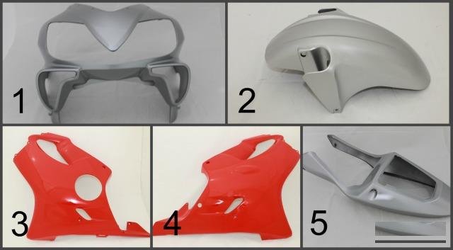 Пластик на honda CBR600F4i 2001-2003