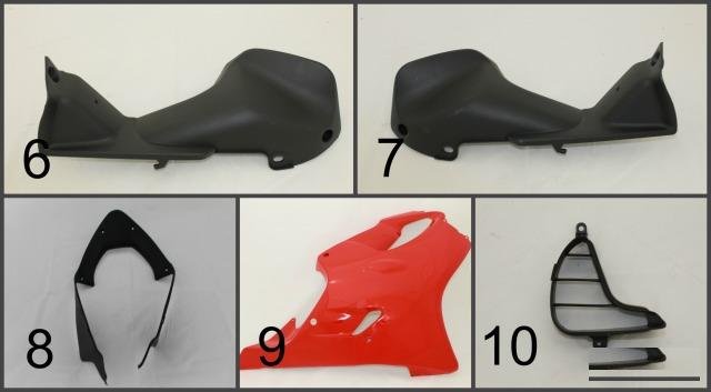 Пластик на honda CBR600F4i 2001-2003