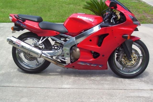 Пластик на kawasaki ZX-6R 2000-2002