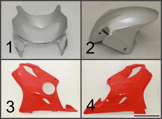 Пластик на honda CBR600F4 1999-2000